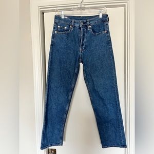 Gap jeans, cheeky straight high rise, size 27R